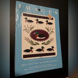 Vintage Meyercord Transfer Art Decals Ducks 2038